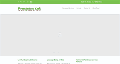 Desktop Screenshot of precisioncutlawn.com